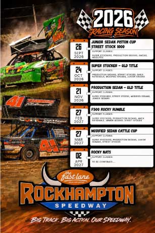 RSCC Super Stocker Queensland Title event poster